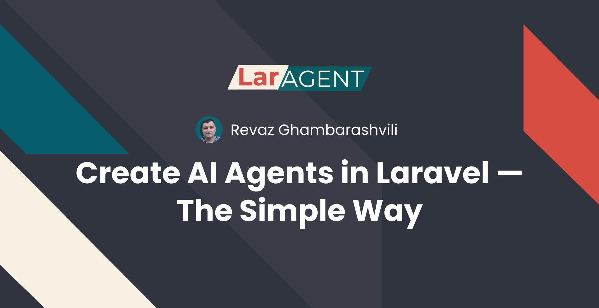 Read this guest post by Revaz Ghambarashvili that introduces us to his Laravel AI package, LarAgent.