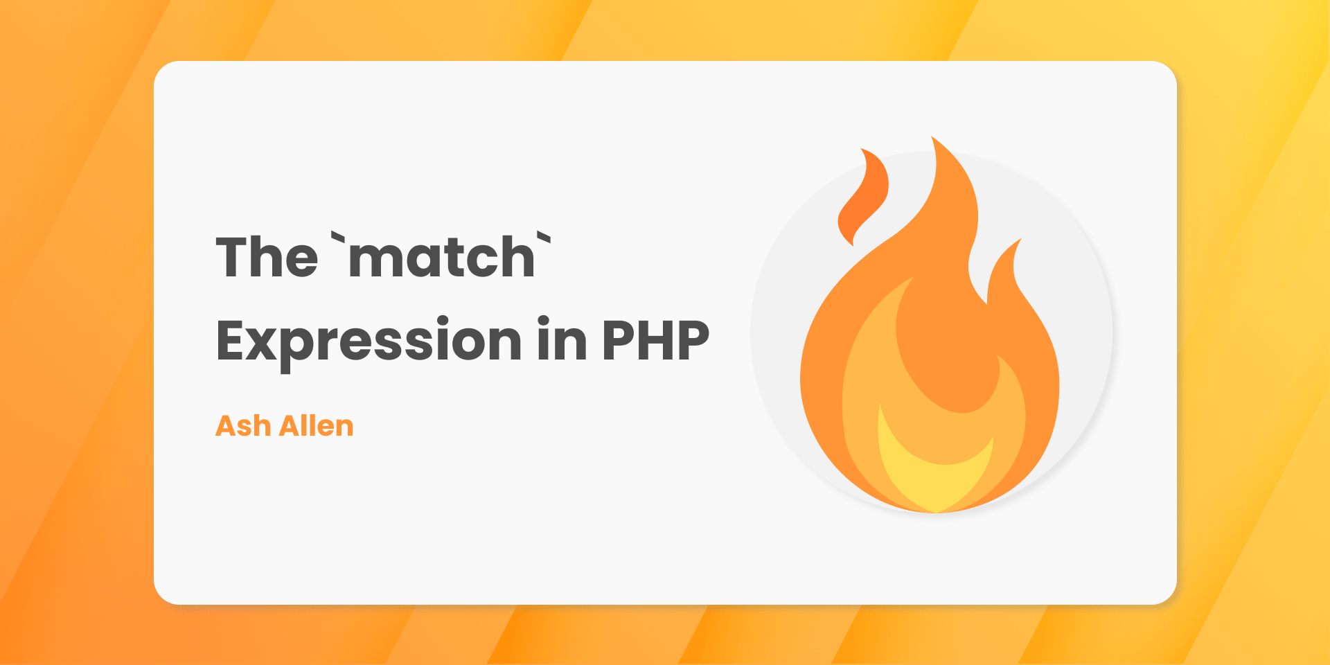 Read about how to use the "match" expression in your PHP applications. We'll also discuss how to use them with PHP enums to write clean, concise code.
