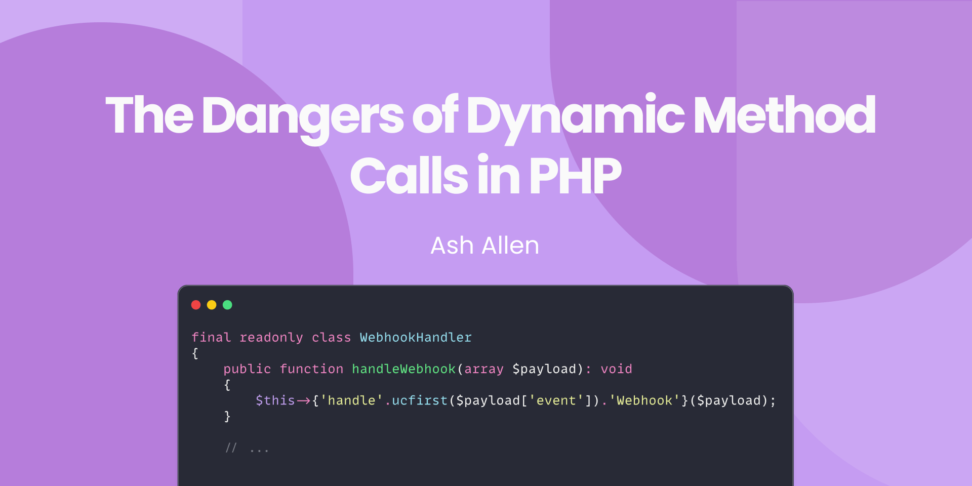 Read about the potential dangers of using dynamic method calls in PHP. We'll discuss the issues of using them, and potential alternatives which could be used.