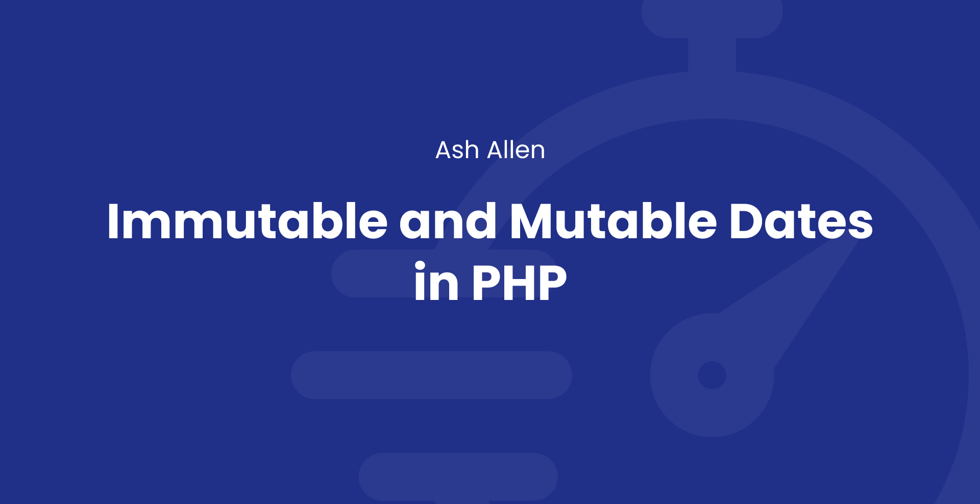 Read about the difference between immutable and mutable dates in PHP. We'll also look at a common gotcha I've experienced when using mutable dates and how to avoid it.